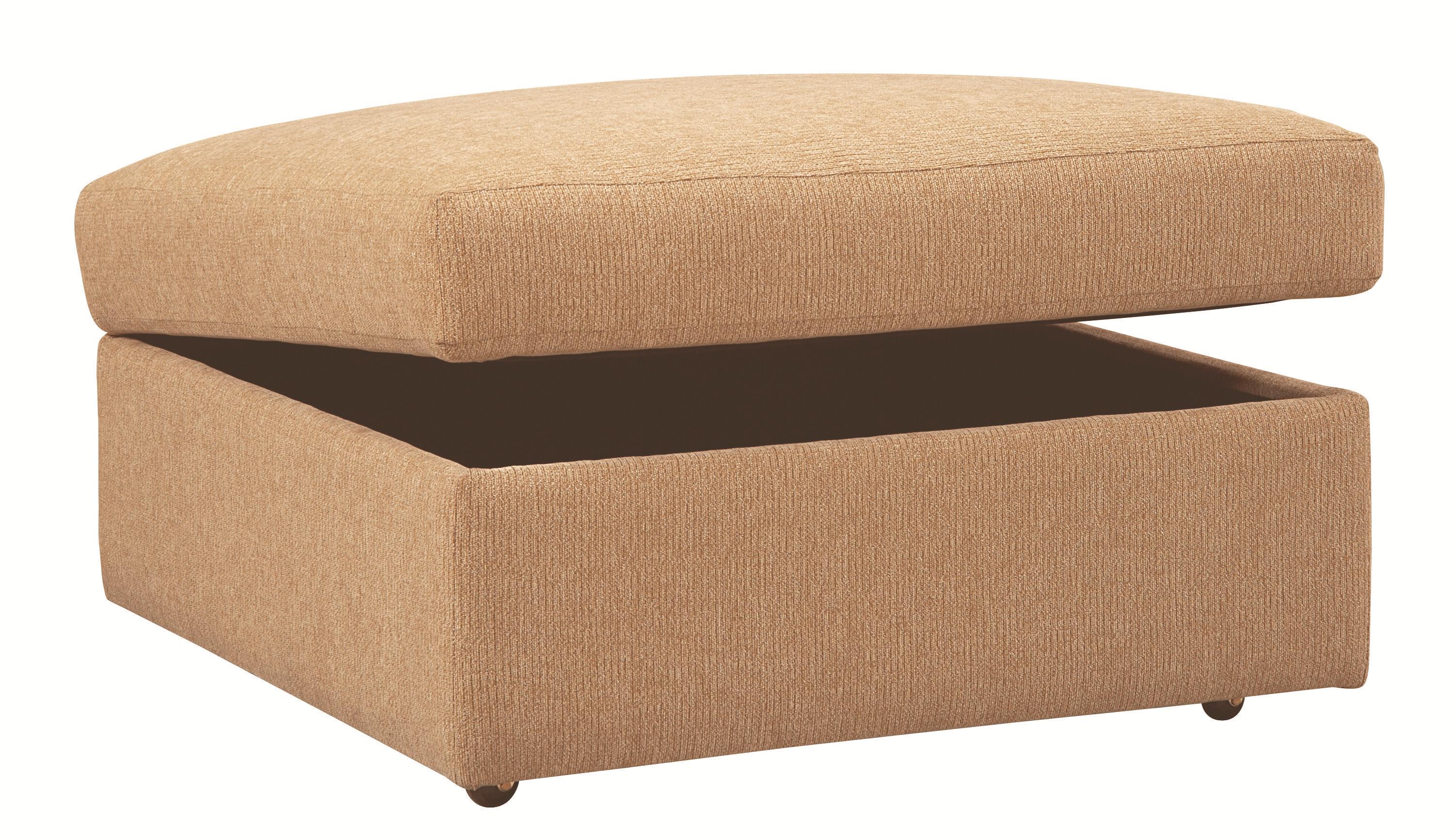 Upholstered shop cube ottoman